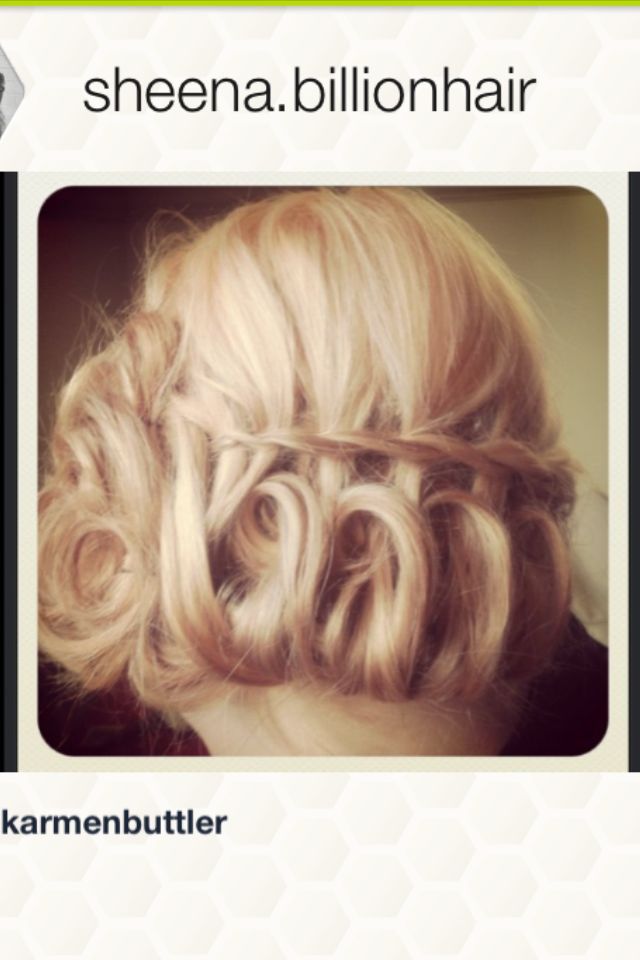 detailed updo
