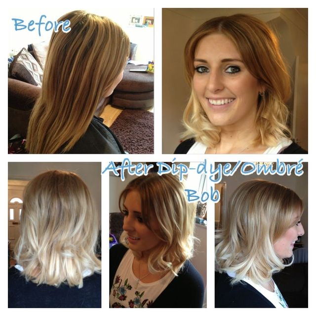 dip dye bob 