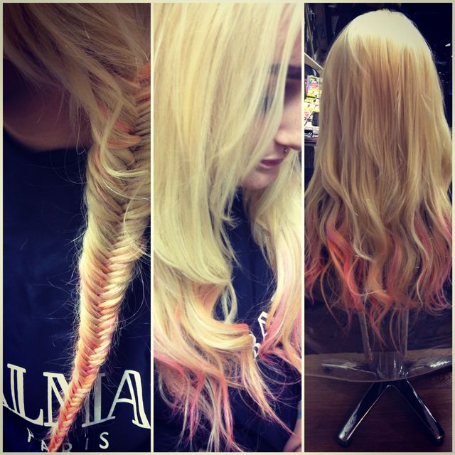 dip dye extensions 