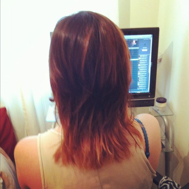 dip dyed 