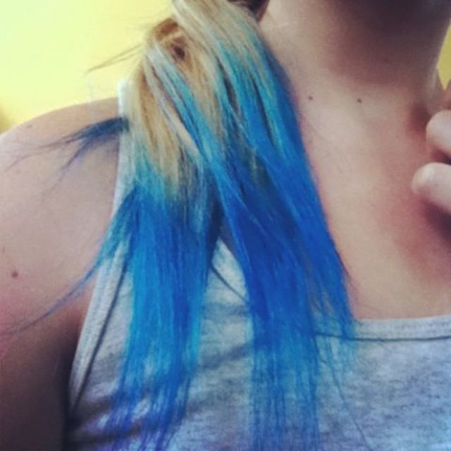 dip dyed 