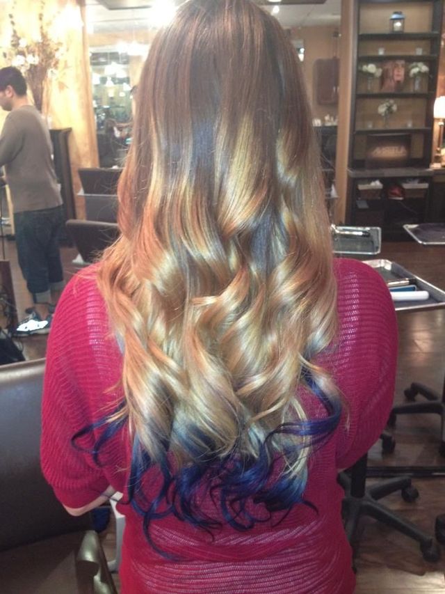 dip dyed
