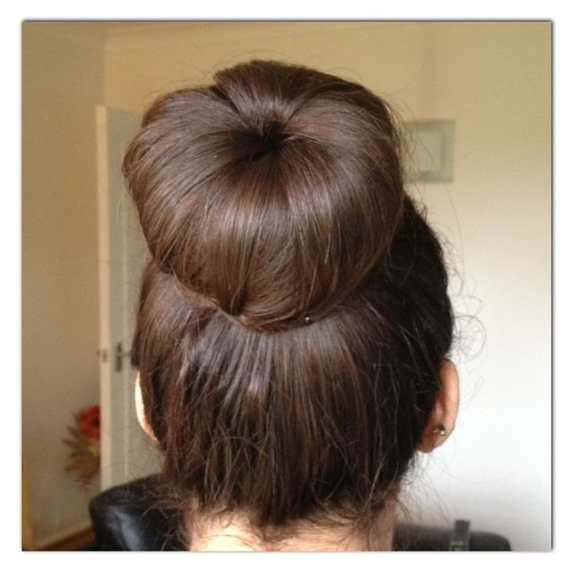 donut oversized bun