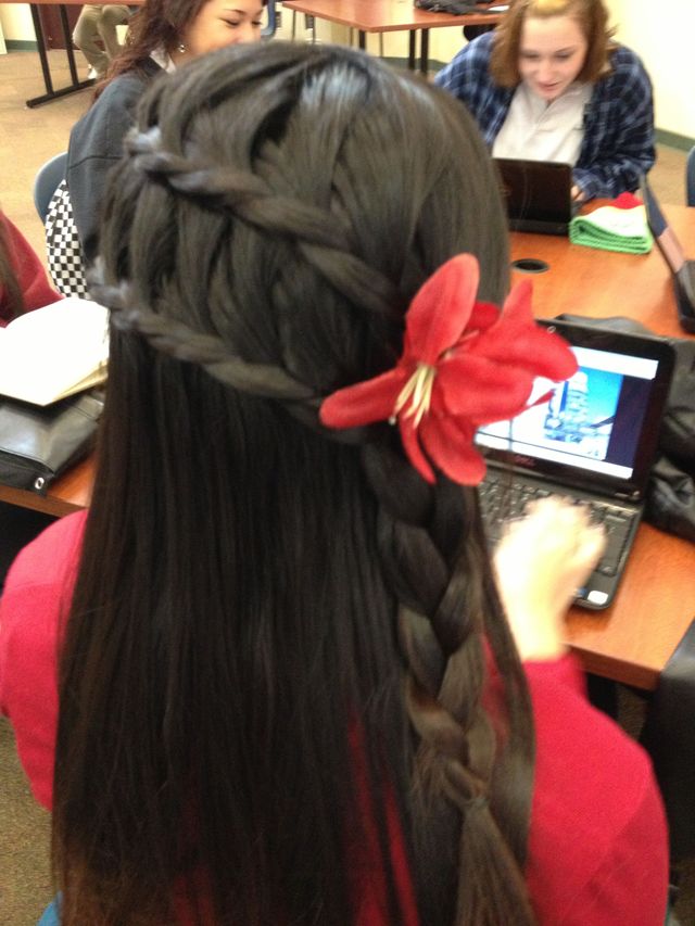 double over lap half braid 