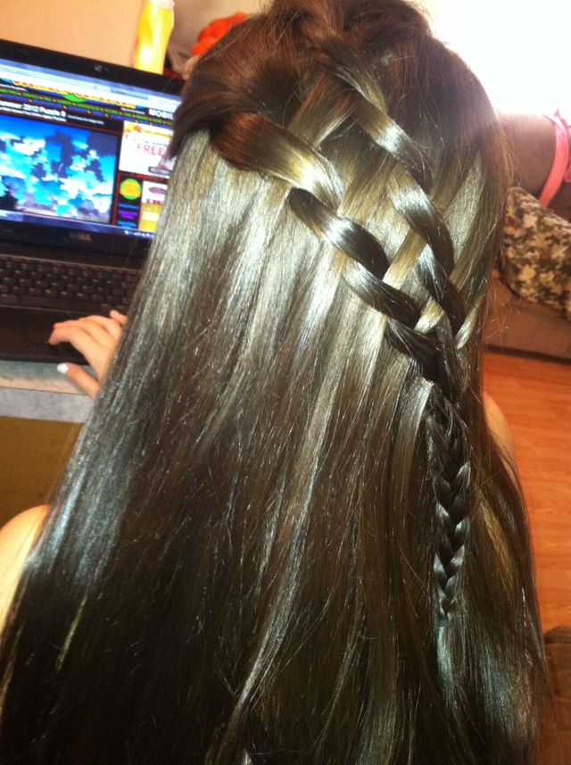 double waterfall braid 