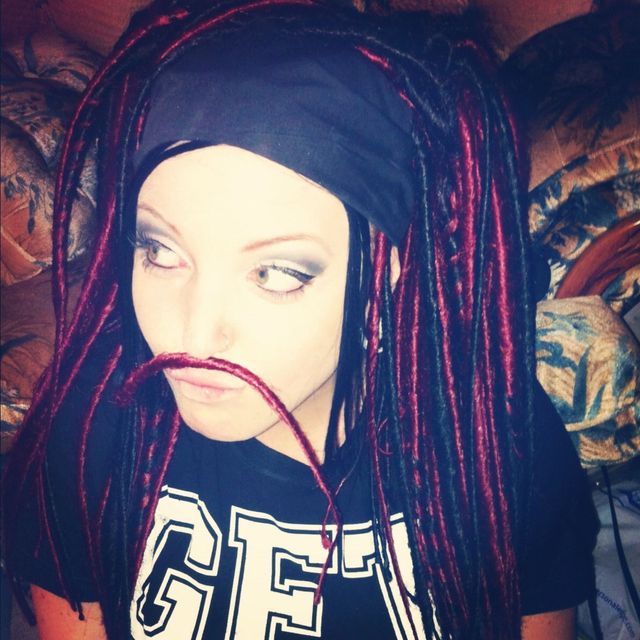 dreads. 