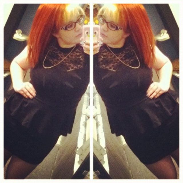 dressed up.
