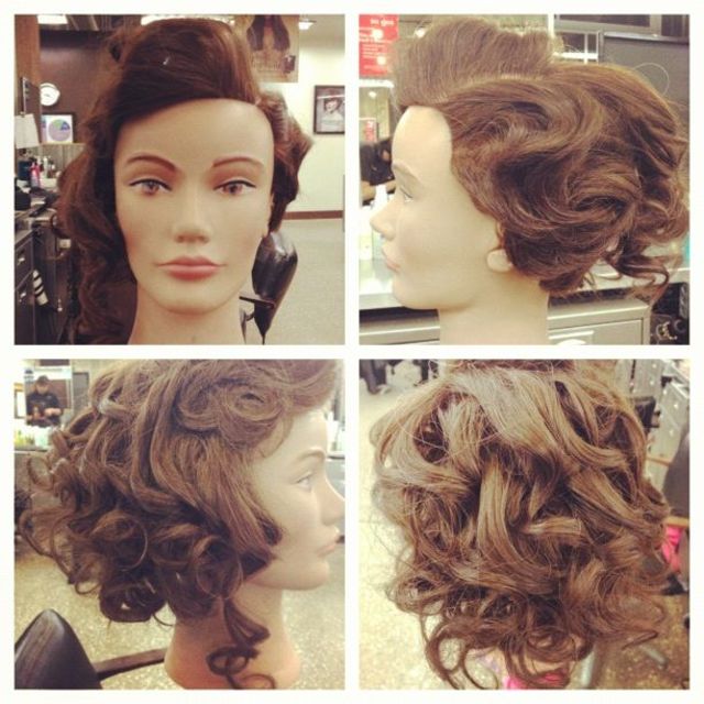 dry finger waves