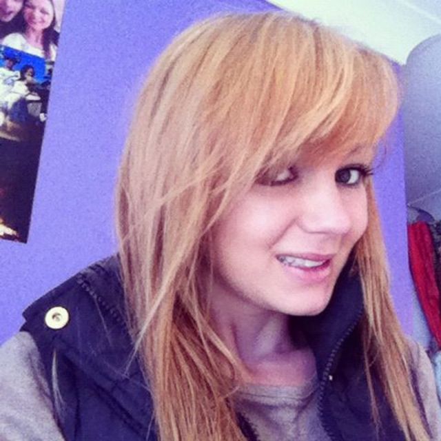 dyed blonde