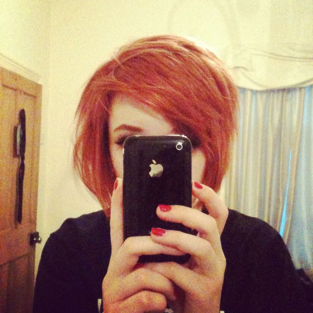 dyed my hair tonight