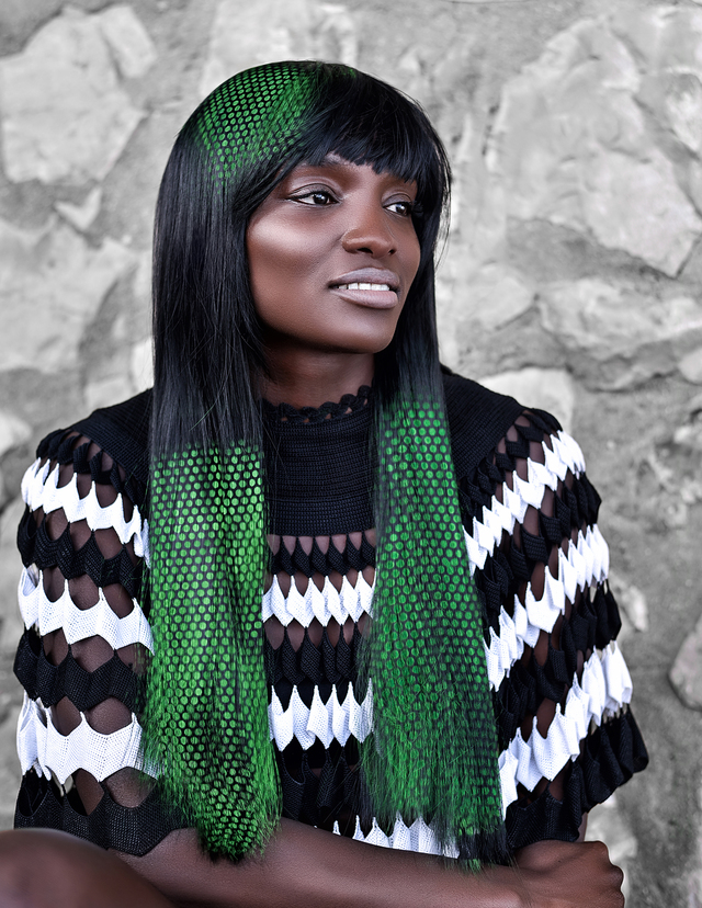 Creativ Director & Hair Stylist& Producer / Stipe Filipovic -  Photographer/ Matea Pejic -   Makeup Artist / Ana Zovko   Designer / Gordana Zucic -  Model/ Yaourou Konaté Lehrmann
