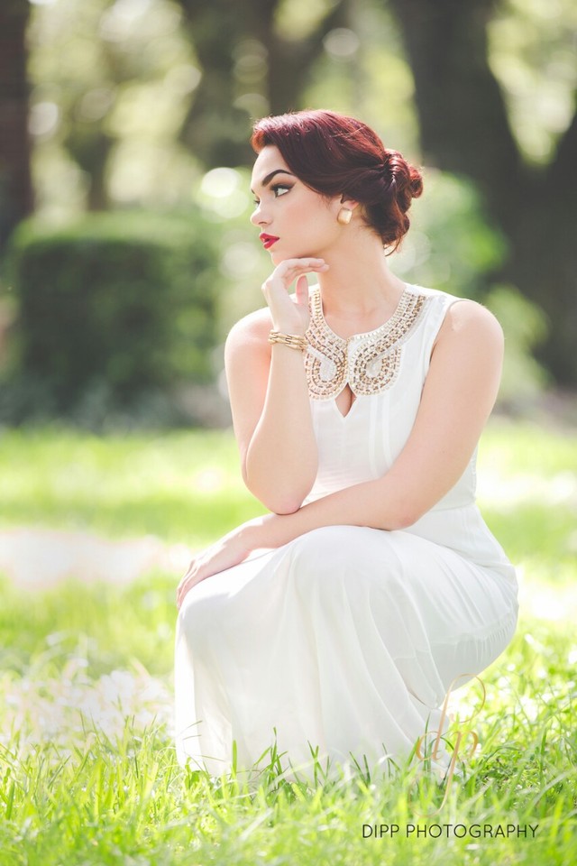 Vintage glam inspired 