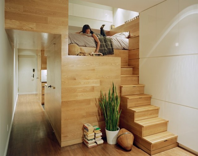 Mezzanine-bed-structure