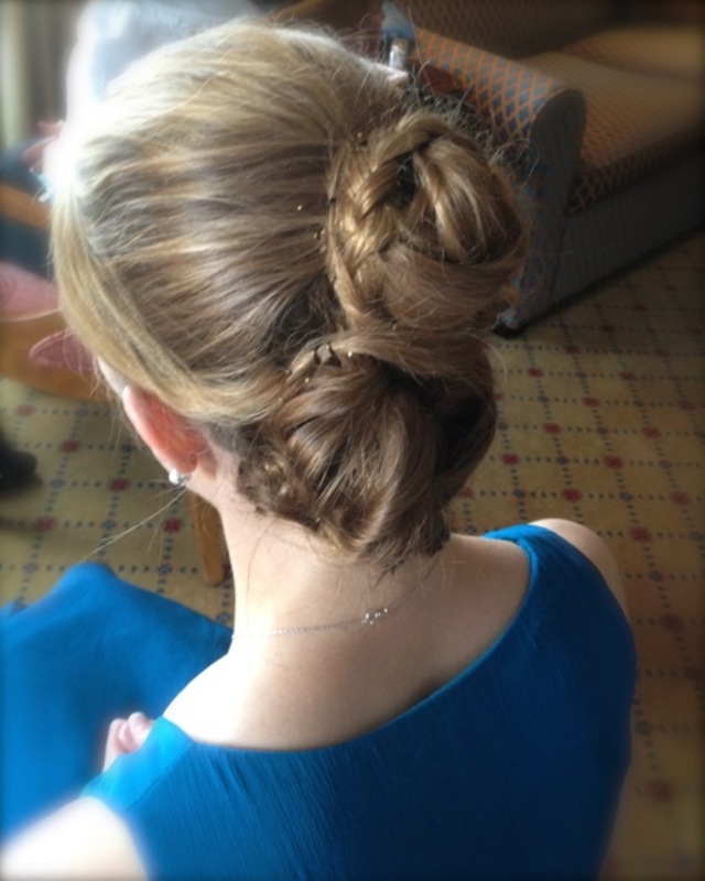 bridesmaid hair