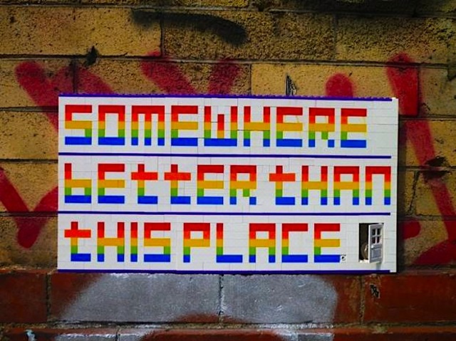 Rainbow Lego Messages