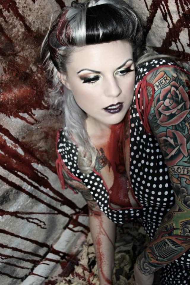 crime scene photoshoot
