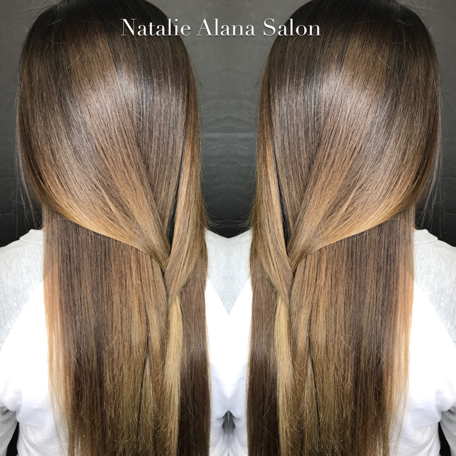 Dark to light dimensional ombré.