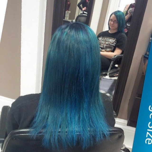 blue hair don't care