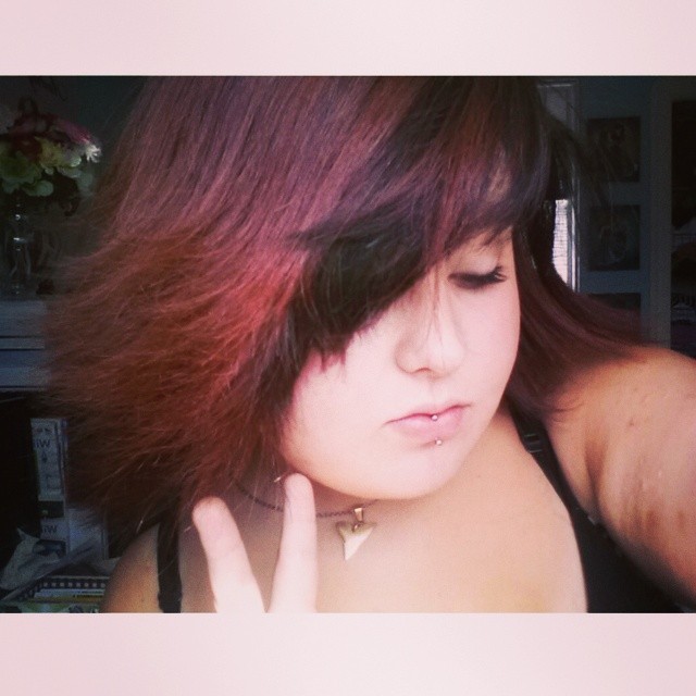 red and black flip