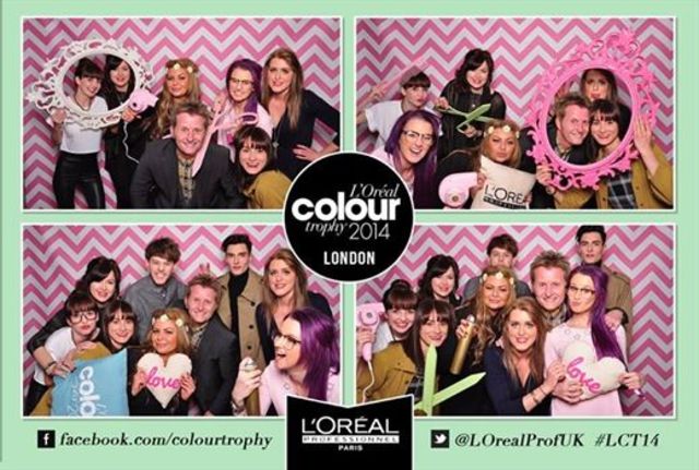 some of the staff at the L'Oreal Colour Trophy awards!
