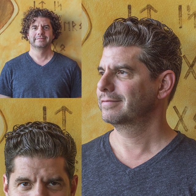 Curly Pomp Before andAfter