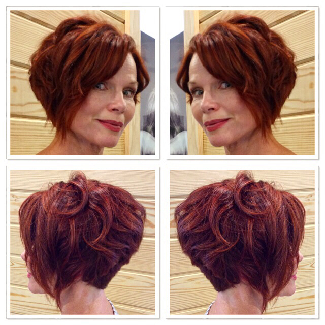 A stunning combination of #goldwell max reds and 12 series with an overlay of #elumen 1:1 YY@all and KK@all 