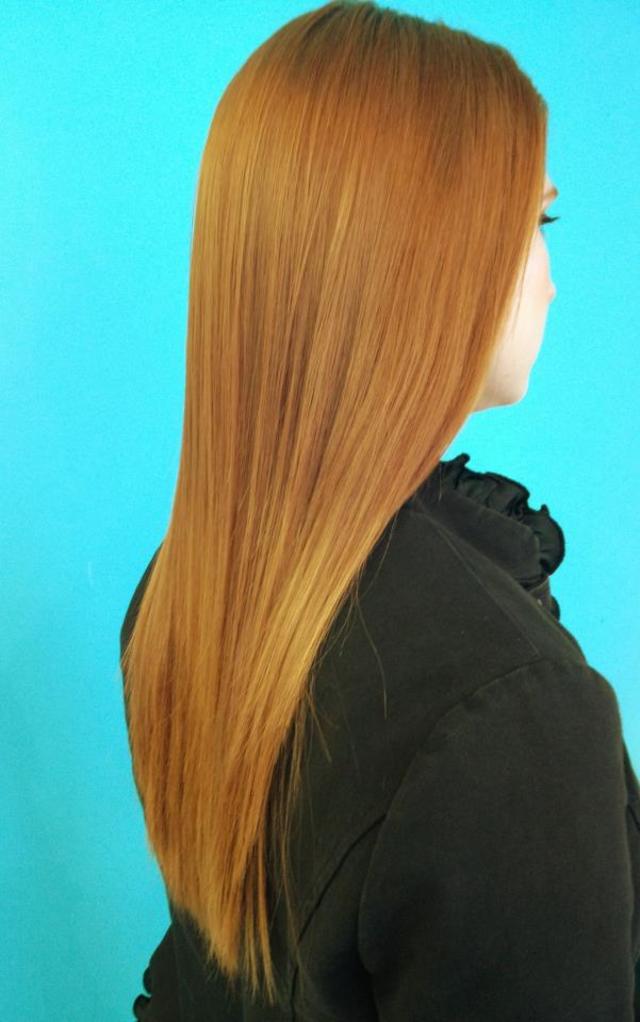 Kat's Pin Straight Blowout