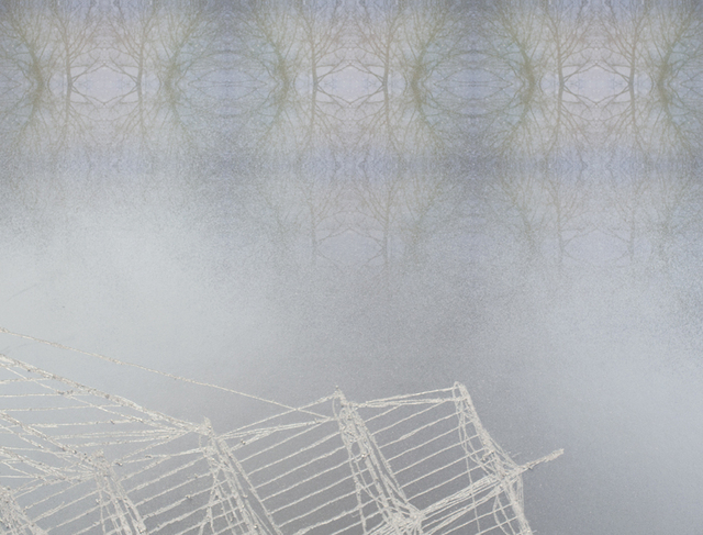 Christopher Russell, Ghost Shipwreck, 2012, unique scratched digital print, 8 x 10 in, 900pix, Luis De Jesus Los Angeles