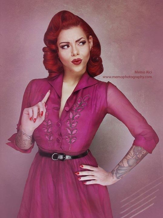 Model: Sarah Vamp Photography: Memo Alci Photography Hair and Make up: Dottie Vee