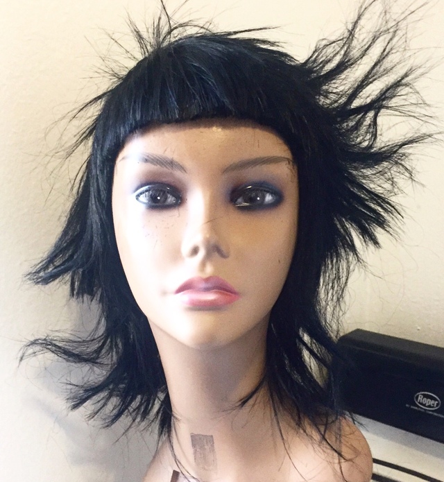 Up n coming editorial project ❤️ wig making ❤️