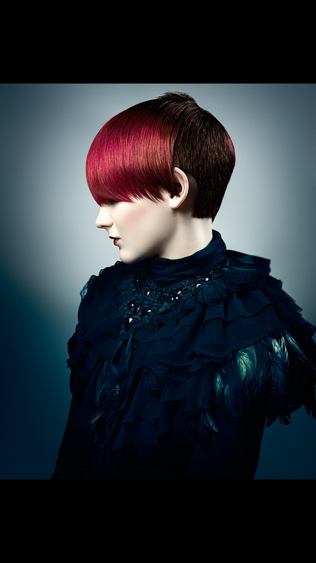 Signature for Alfaparf Milano hair Paul Stafford colour Aidan Bradley photo Lee Mitchell 