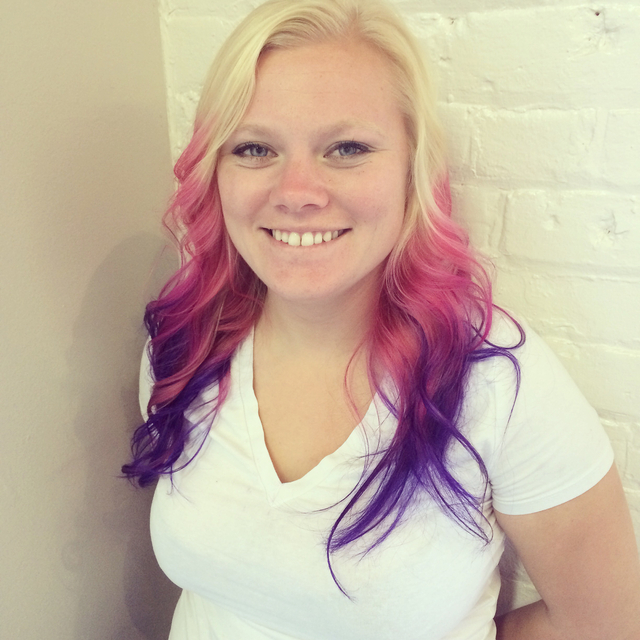Unicorn inspired Ombre