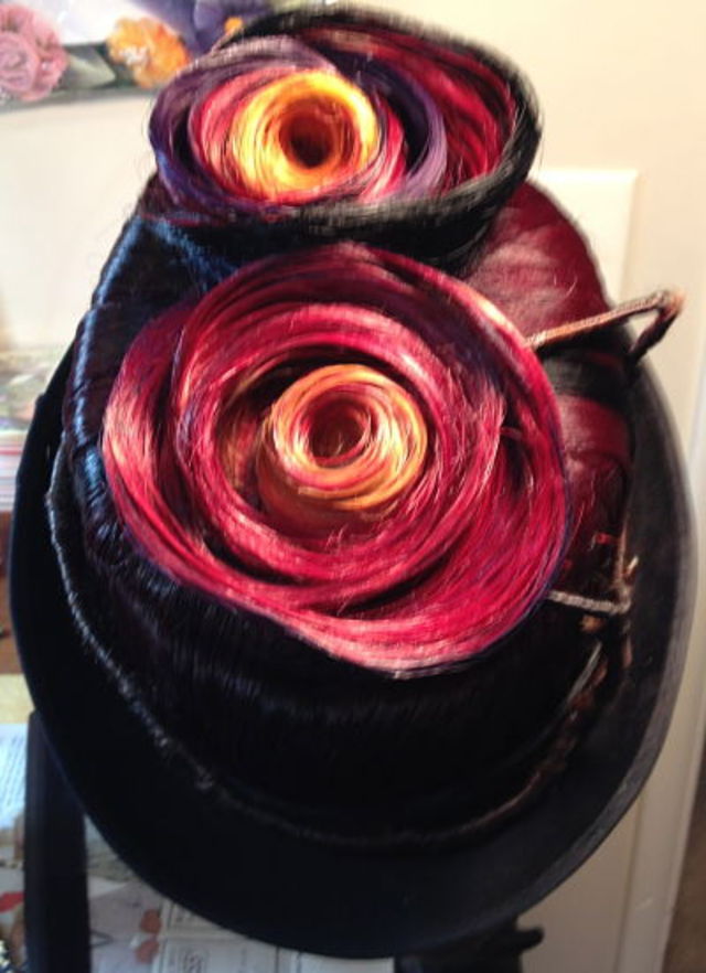 Hat Out of Hair prior to Photo Shoot 