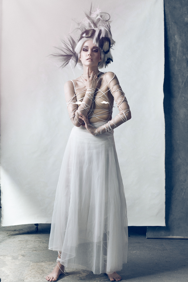 Tempt. 
Hair: Matthew Tyldesley 
Make up: Isidro Valencia
Styling: Raina Trimble
Model: Olivia Roebuck
Photography: Jacob Roberts
Assistance: Hayley Fawn Hall