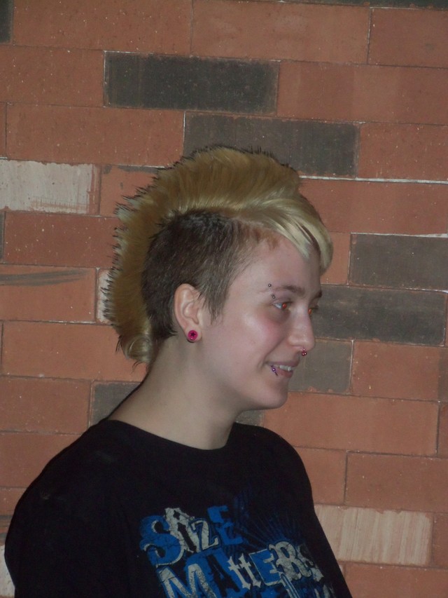 Two Tone Female Mohawk
