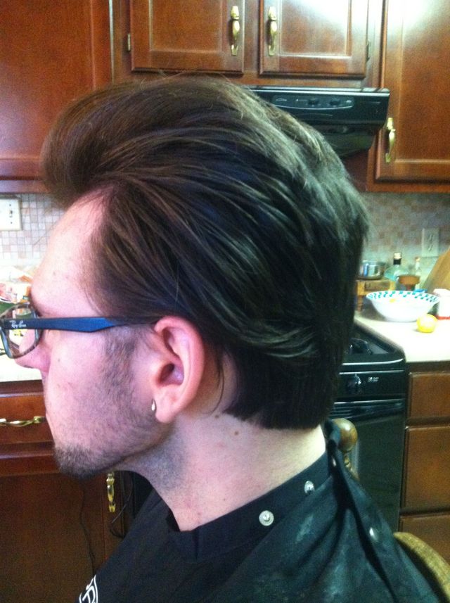 edgy pompadour 