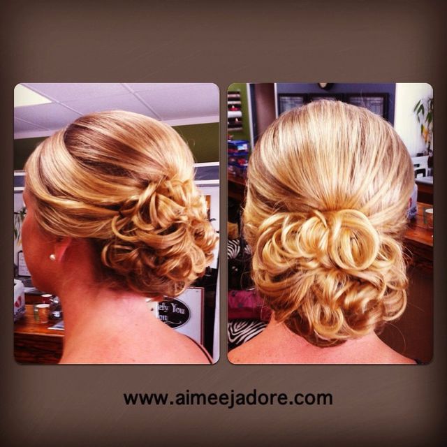 elegant updo