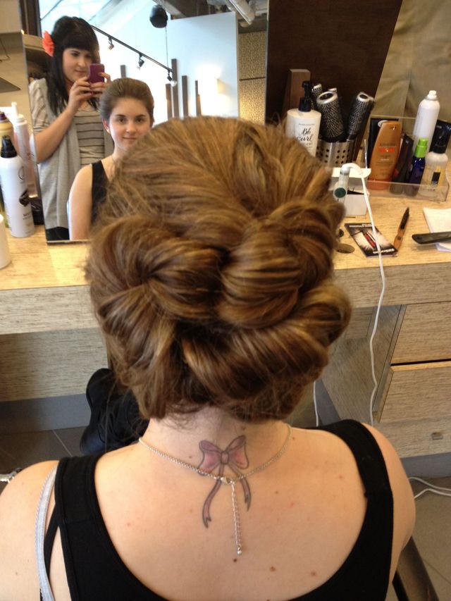 elegant updo
