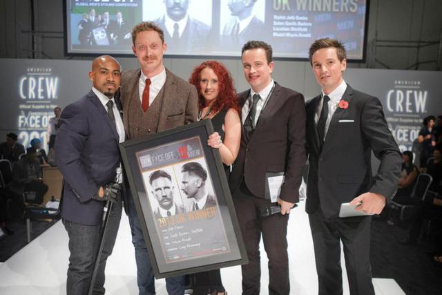 Savills Barber Joth Davies American Crew Faceoff 2012 3rd place winner 