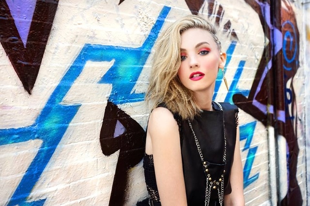 Hair and Makeup by Kashmir.  Photo by Amber Lu.   Model: Jenni