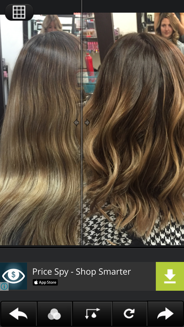 Before and after #balayage 