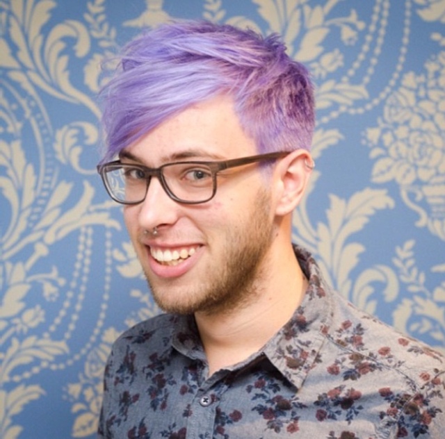 Lavender - textured with a soft disconnection 