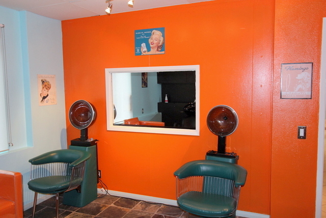 Inside our studio.
