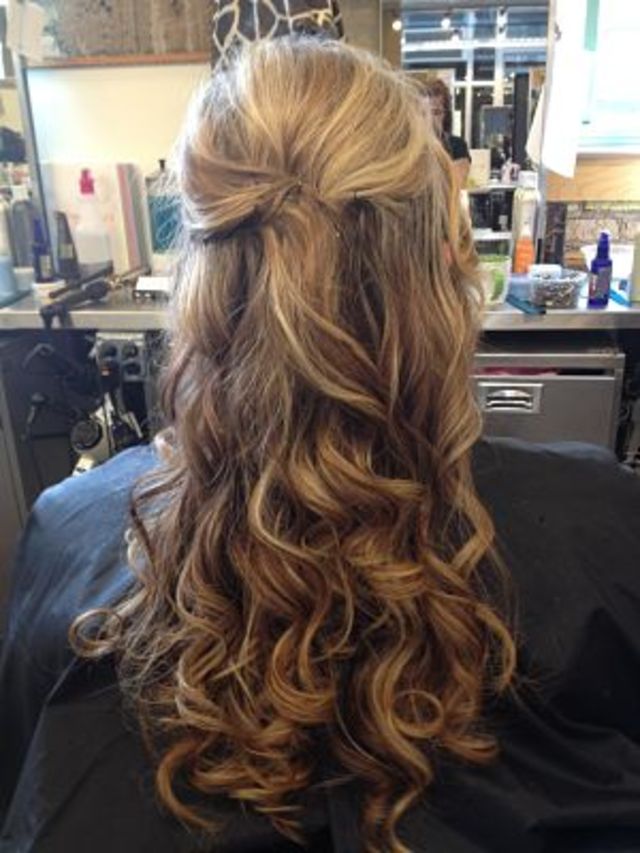 Bridal Hair, Half up Half Down
