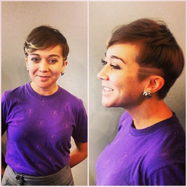 Miranda's Cropped Haircut