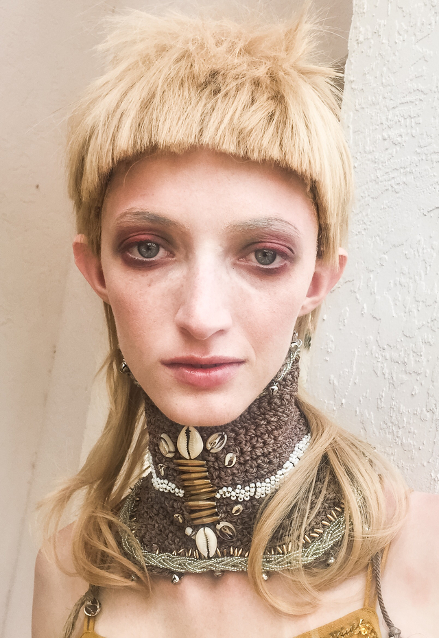 BTS of today's fashion editorial, Buddhist nomad 