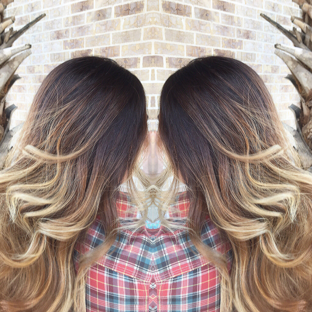 Wind blown Balayage ombre
