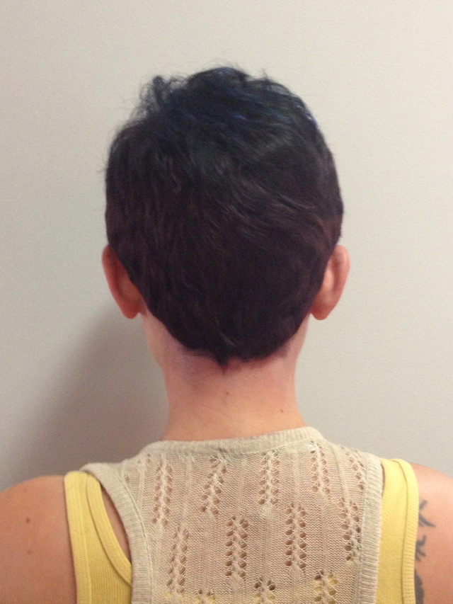 After cut and color with Pravana color flash