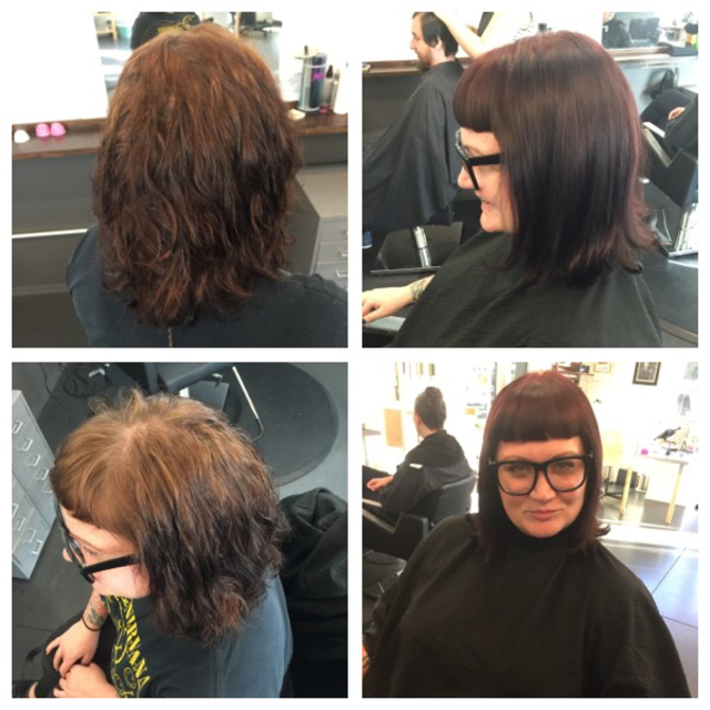 Before and After for Miss Heidi