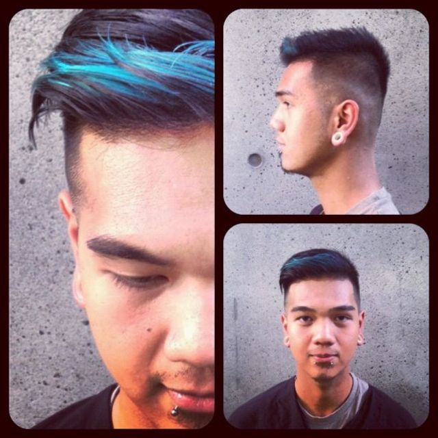 fade with a pop of color